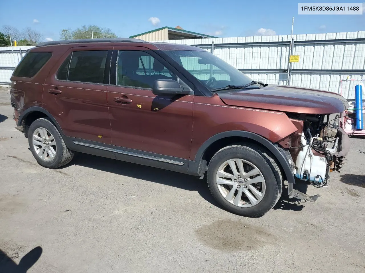 1FM5K8D86JGA11488 2018 Ford Explorer Xlt