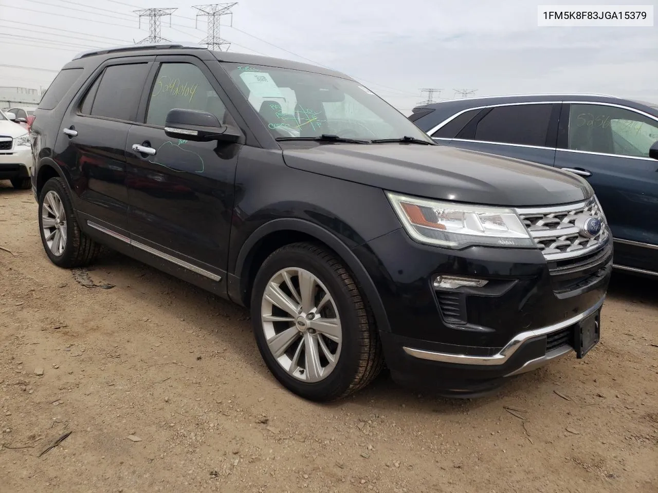 1FM5K8F83JGA15379 2018 Ford Explorer Limited