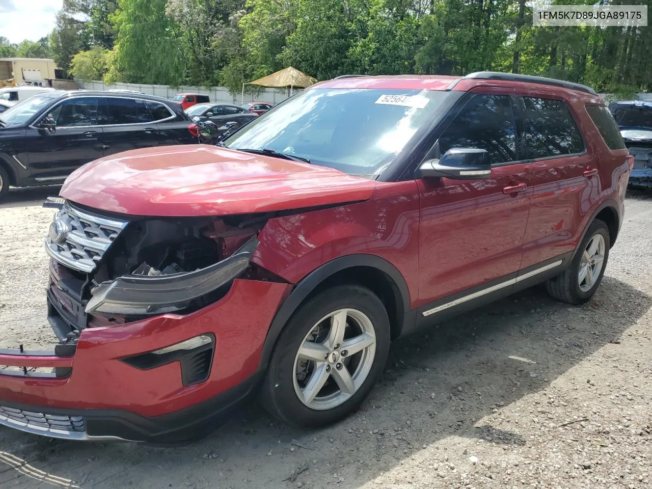 2018 Ford Explorer Xlt VIN: 1FM5K7D89JGA89175 Lot: 52564884