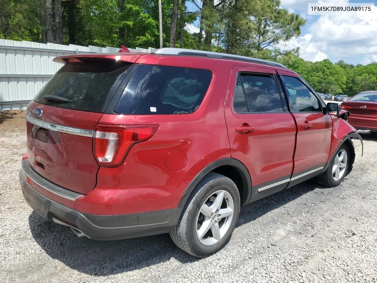 2018 Ford Explorer Xlt VIN: 1FM5K7D89JGA89175 Lot: 52564884