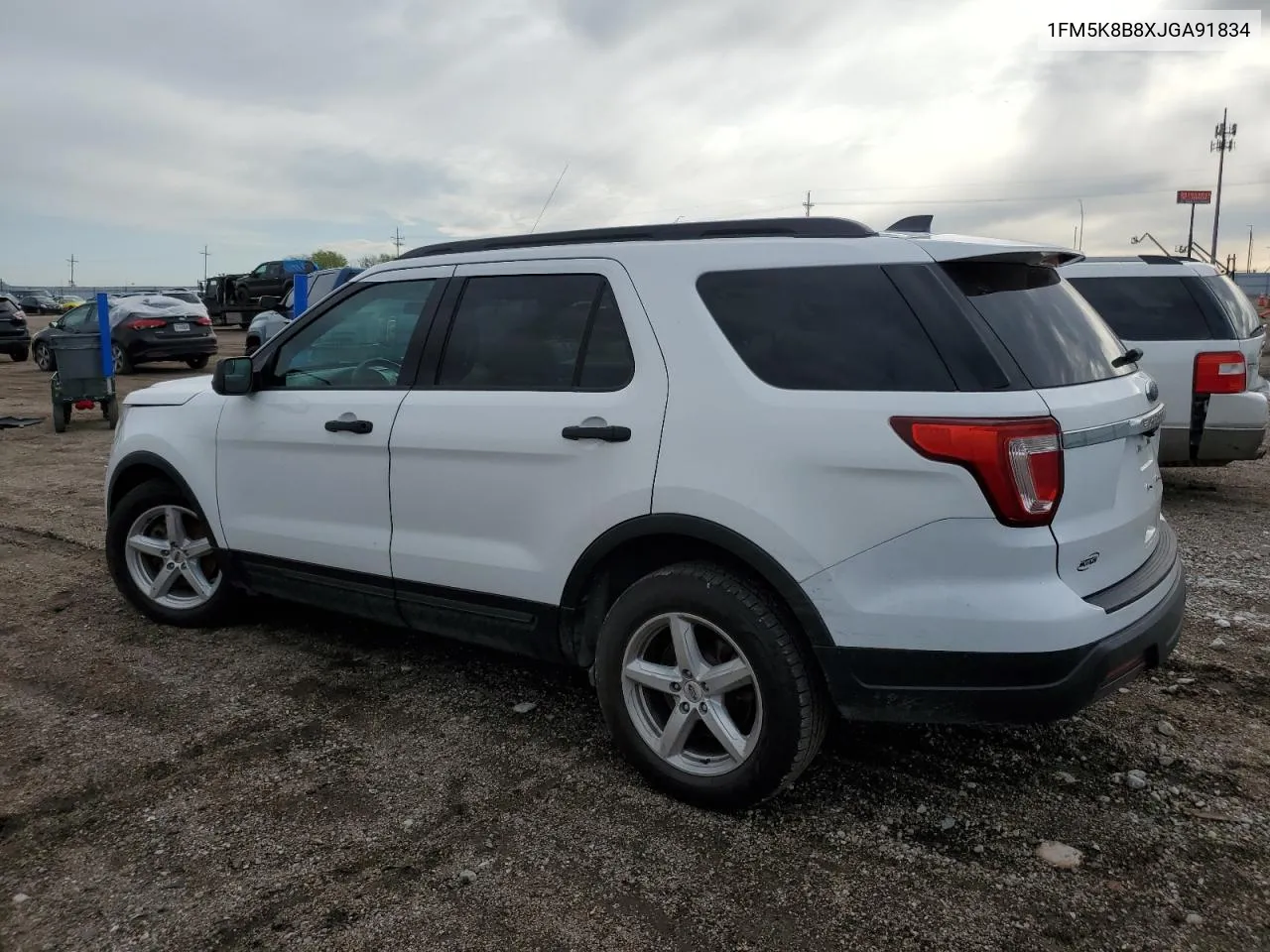 1FM5K8B8XJGA91834 2018 Ford Explorer