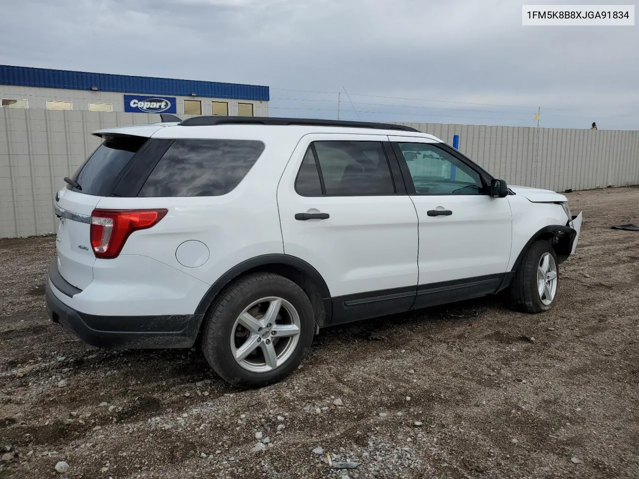 2018 Ford Explorer VIN: 1FM5K8B8XJGA91834 Lot: 53404174