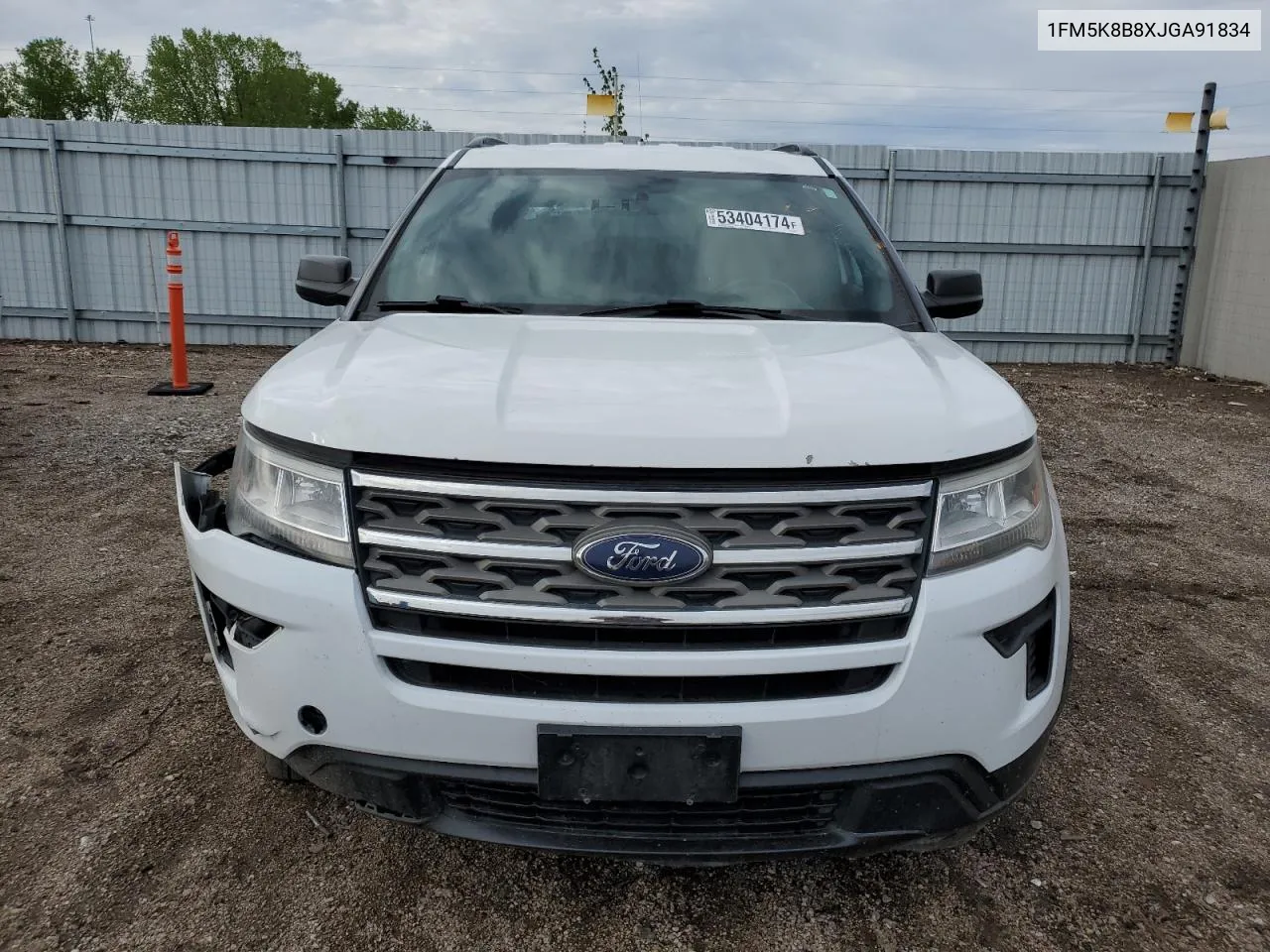 2018 Ford Explorer VIN: 1FM5K8B8XJGA91834 Lot: 53404174