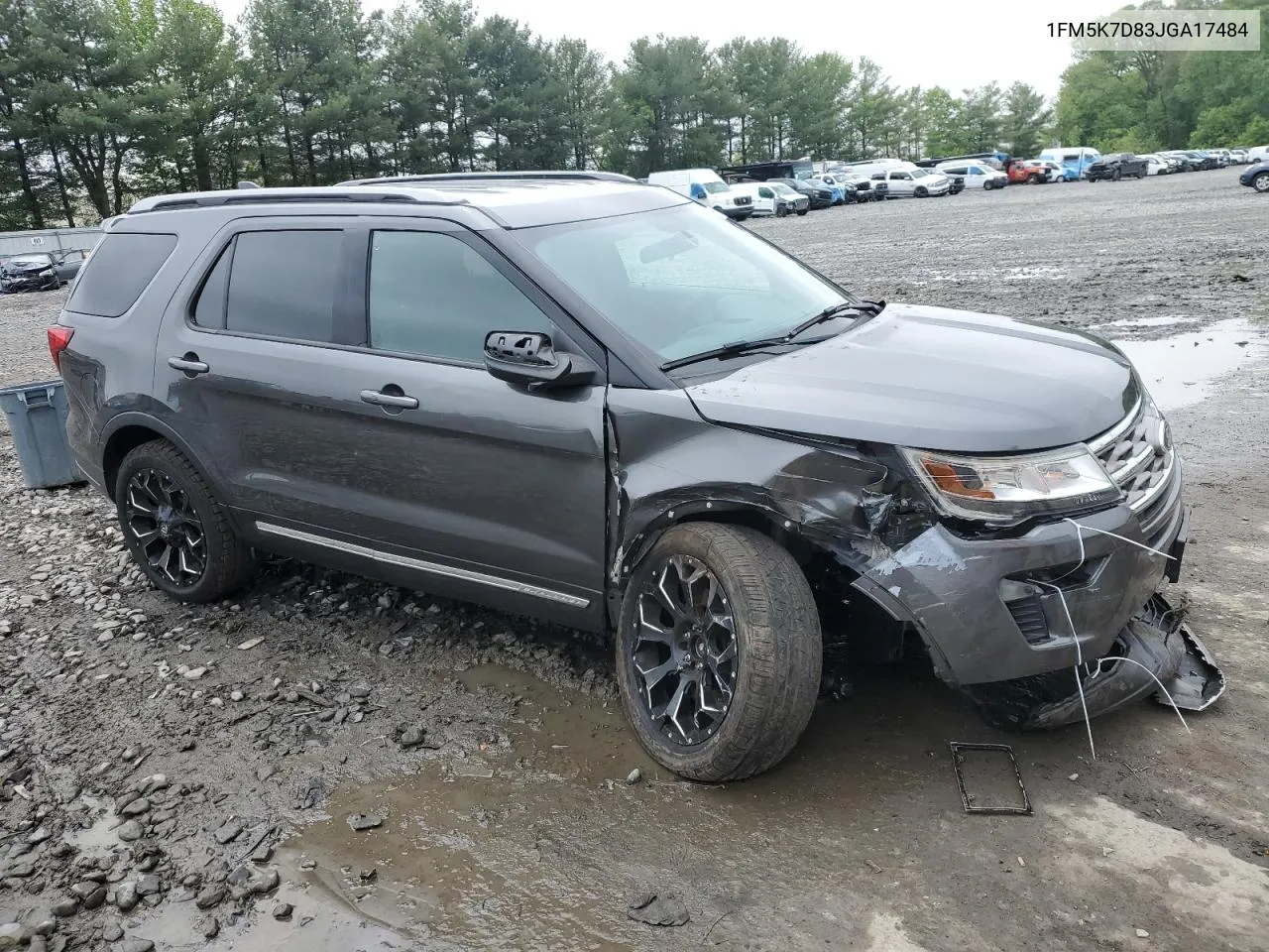 1FM5K7D83JGA17484 2018 Ford Explorer Xlt