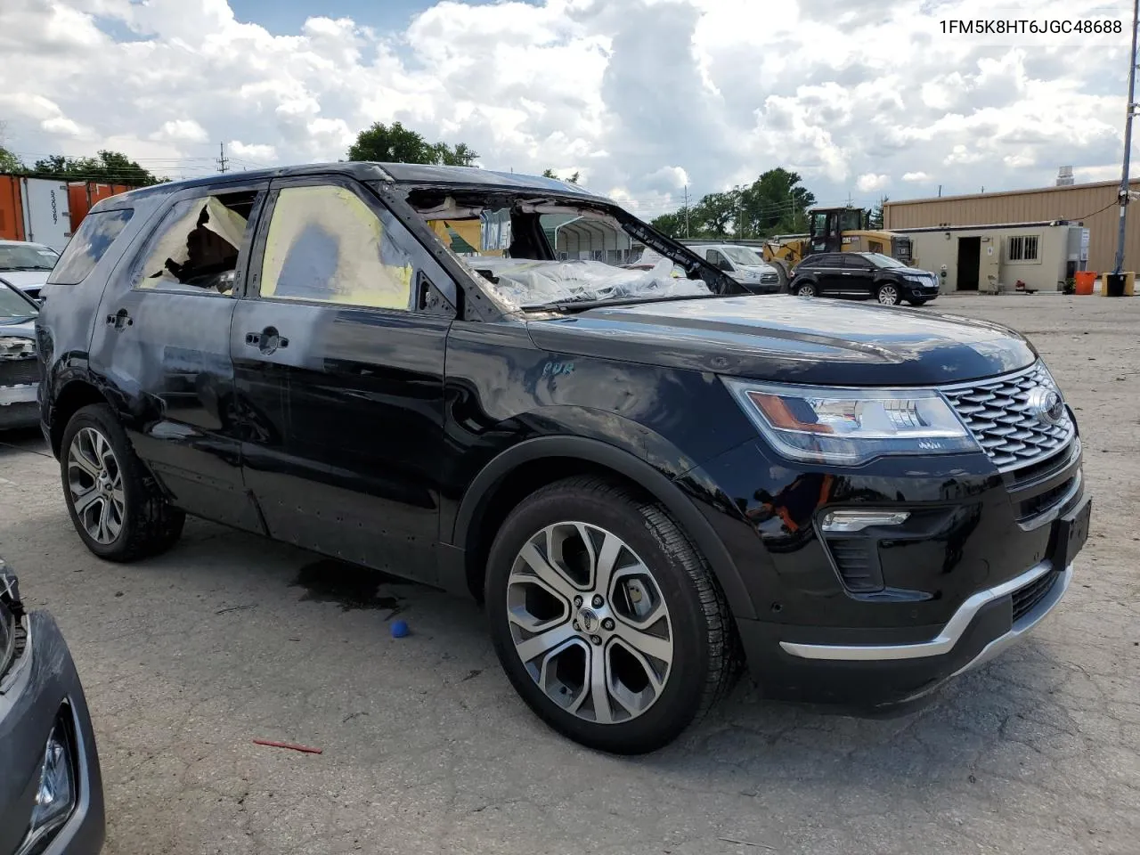 1FM5K8HT6JGC48688 2018 Ford Explorer Platinum