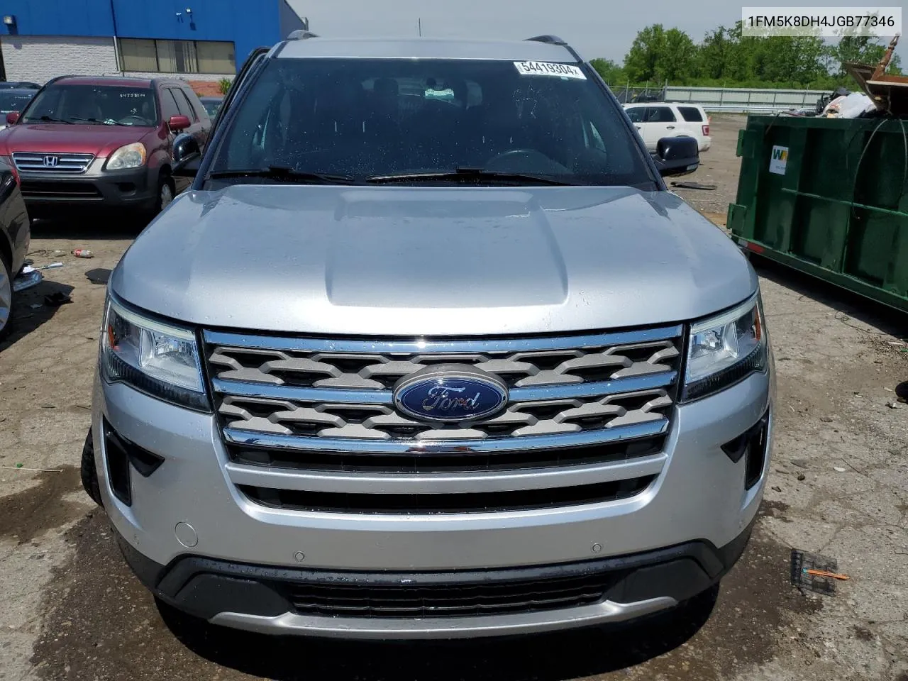 1FM5K8DH4JGB77346 2018 Ford Explorer Xlt