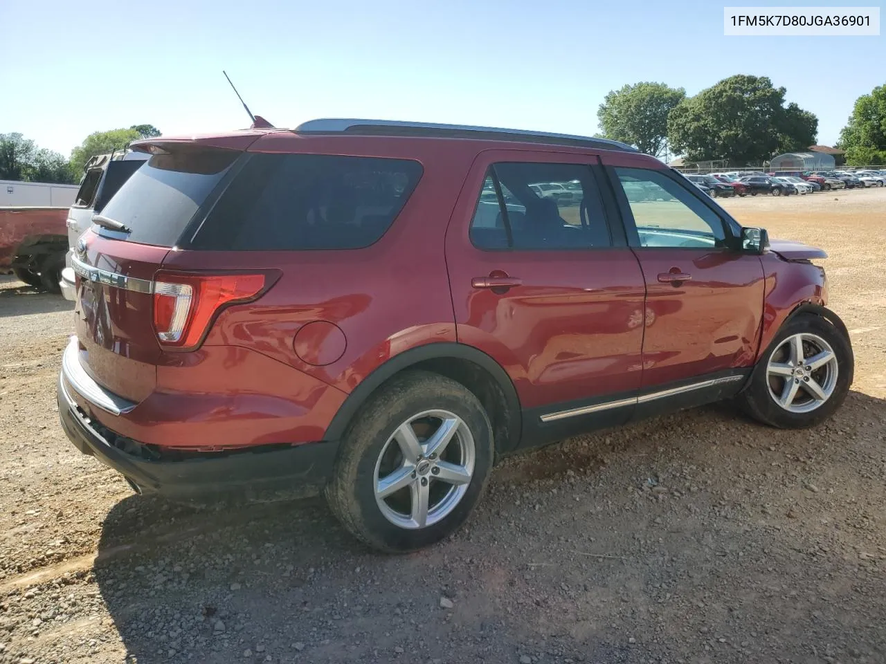 1FM5K7D80JGA36901 2018 Ford Explorer Xlt