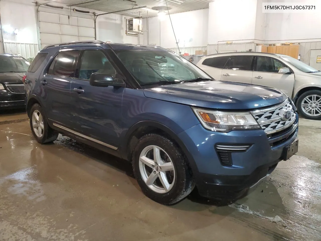 1FM5K7DH1JGC67371 2018 Ford Explorer Xlt