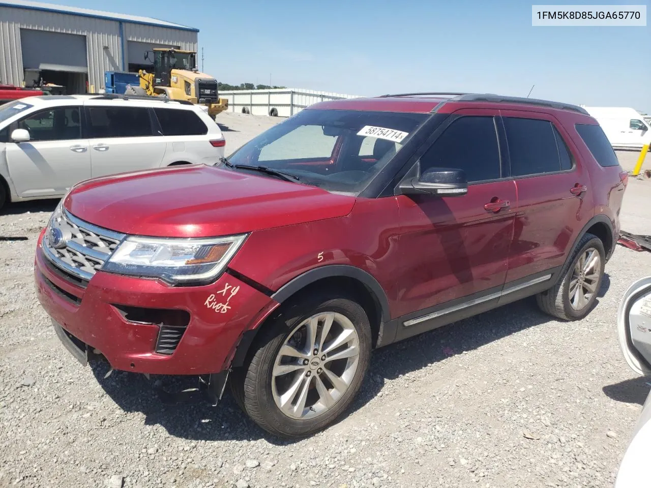 1FM5K8D85JGA65770 2018 Ford Explorer Xlt