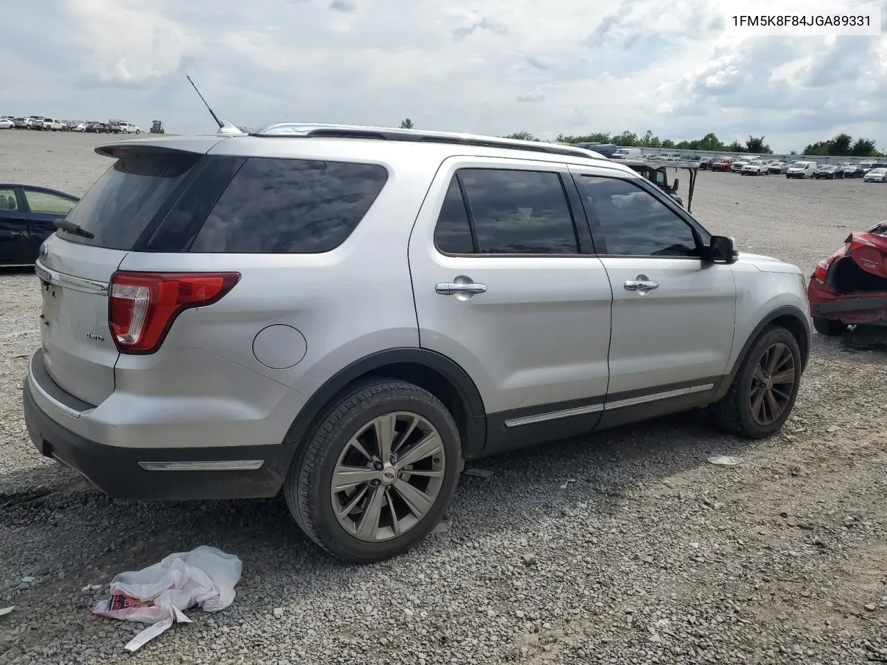 1FM5K8F84JGA89331 2018 Ford Explorer Limited