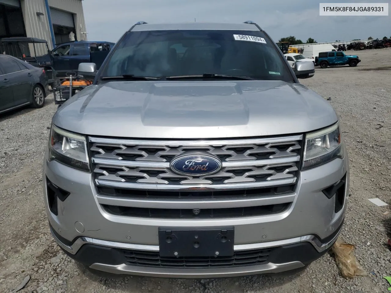 1FM5K8F84JGA89331 2018 Ford Explorer Limited