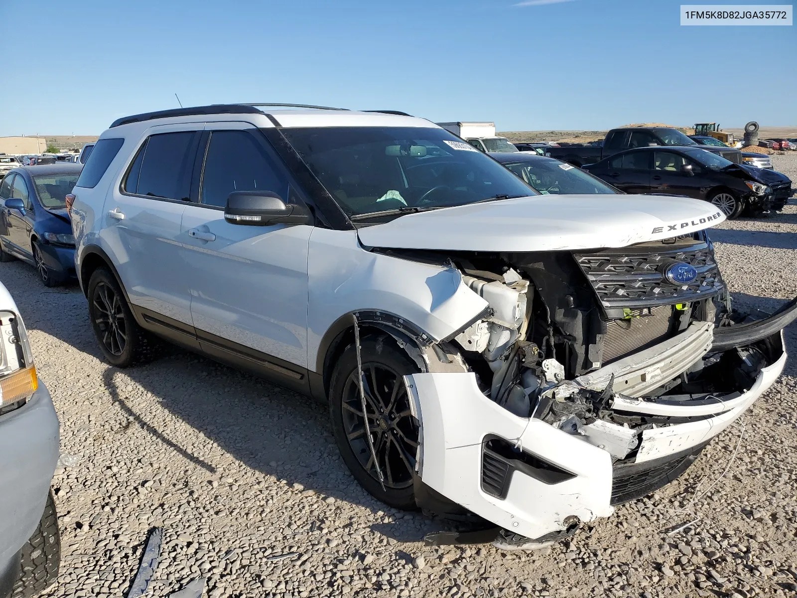 2018 Ford Explorer Xlt VIN: 1FM5K8D82JGA35772 Lot: 59683104