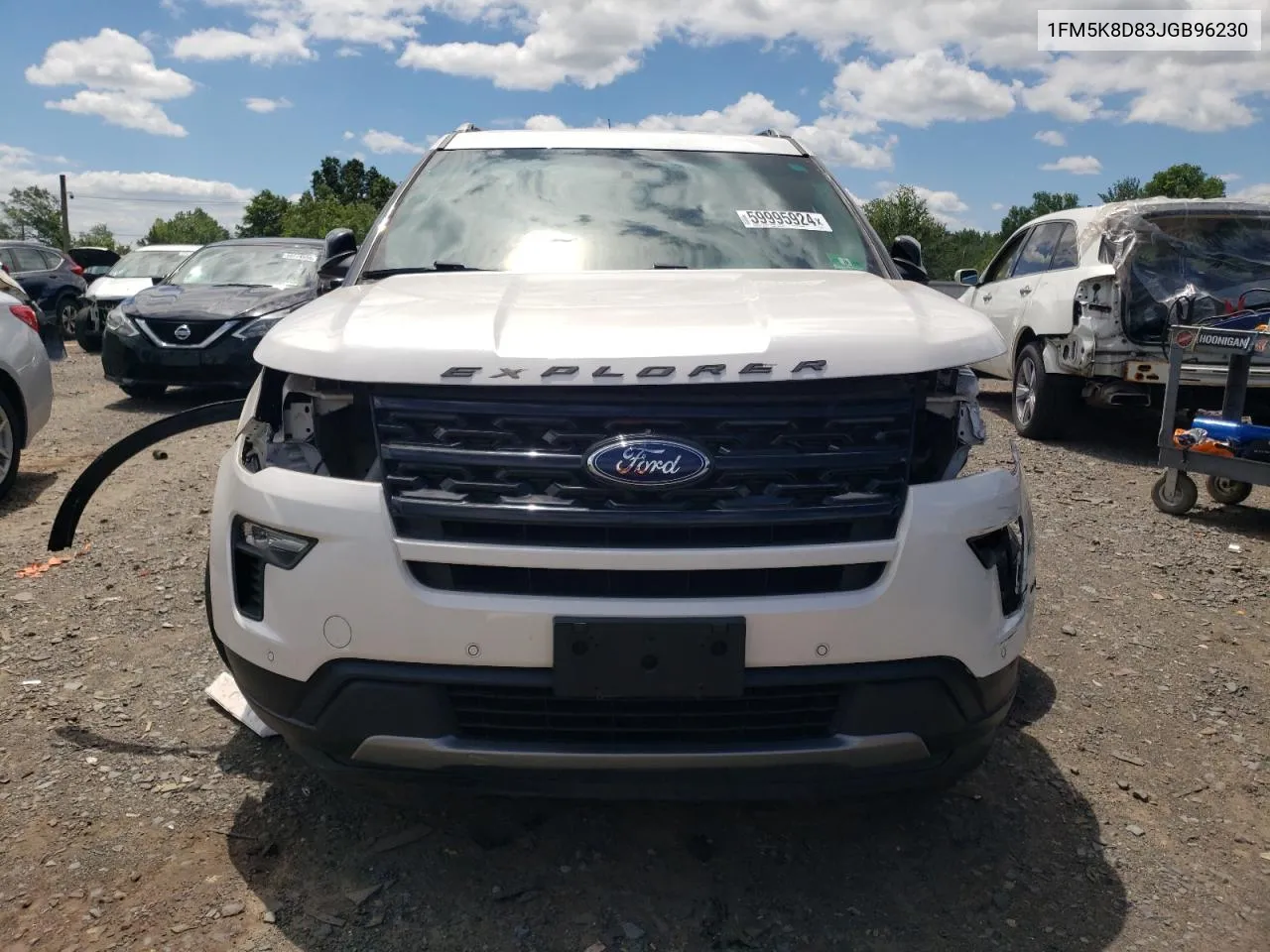 1FM5K8D83JGB96230 2018 Ford Explorer Xlt