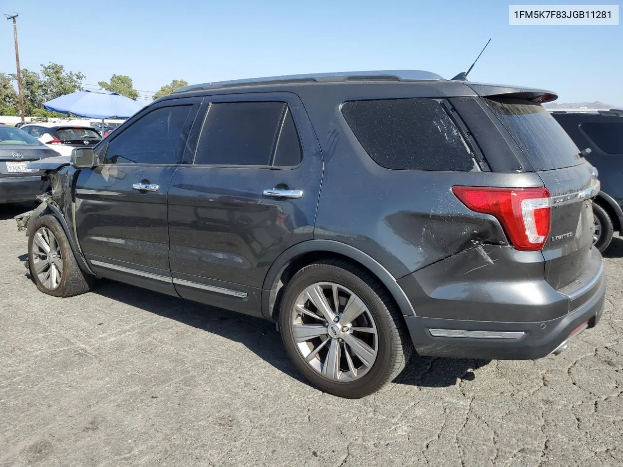 2018 Ford Explorer Limited VIN: 1FM5K7F83JGB11281 Lot: 60152684