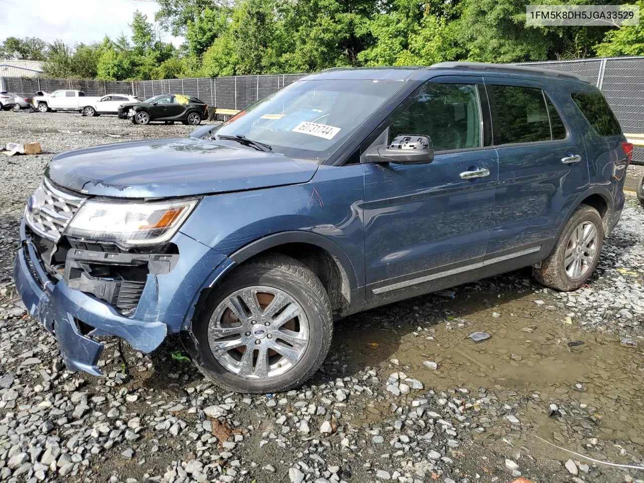 2018 Ford Explorer Xlt VIN: 1FM5K8DH5JGA33529 Lot: 60731744