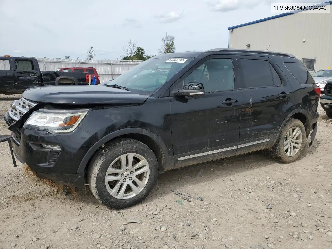 2018 Ford Explorer Xlt VIN: 1FM5K8D84JGC34340 Lot: 60848784