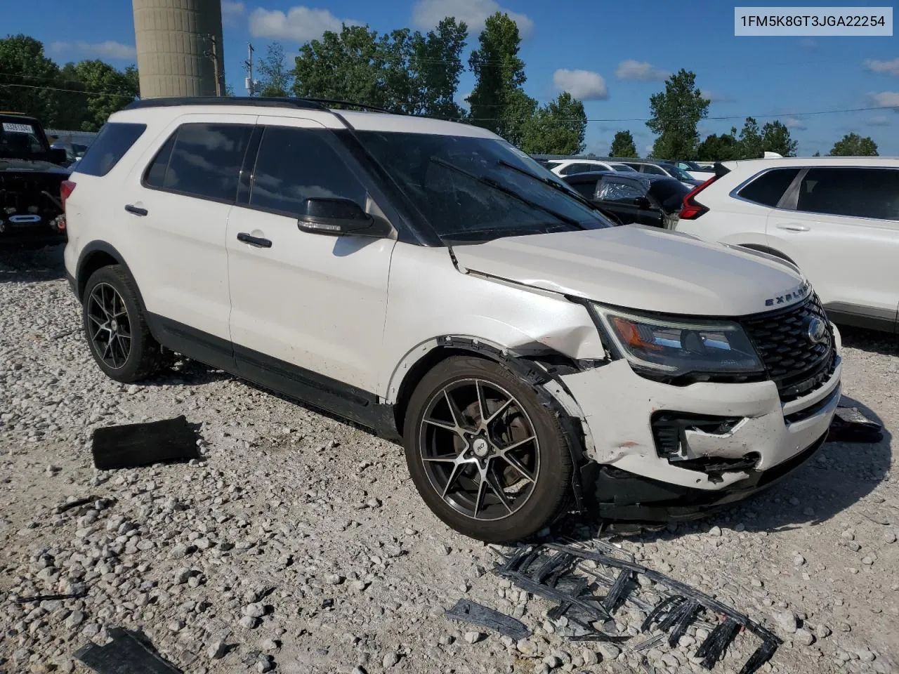 1FM5K8GT3JGA22254 2018 Ford Explorer Sport