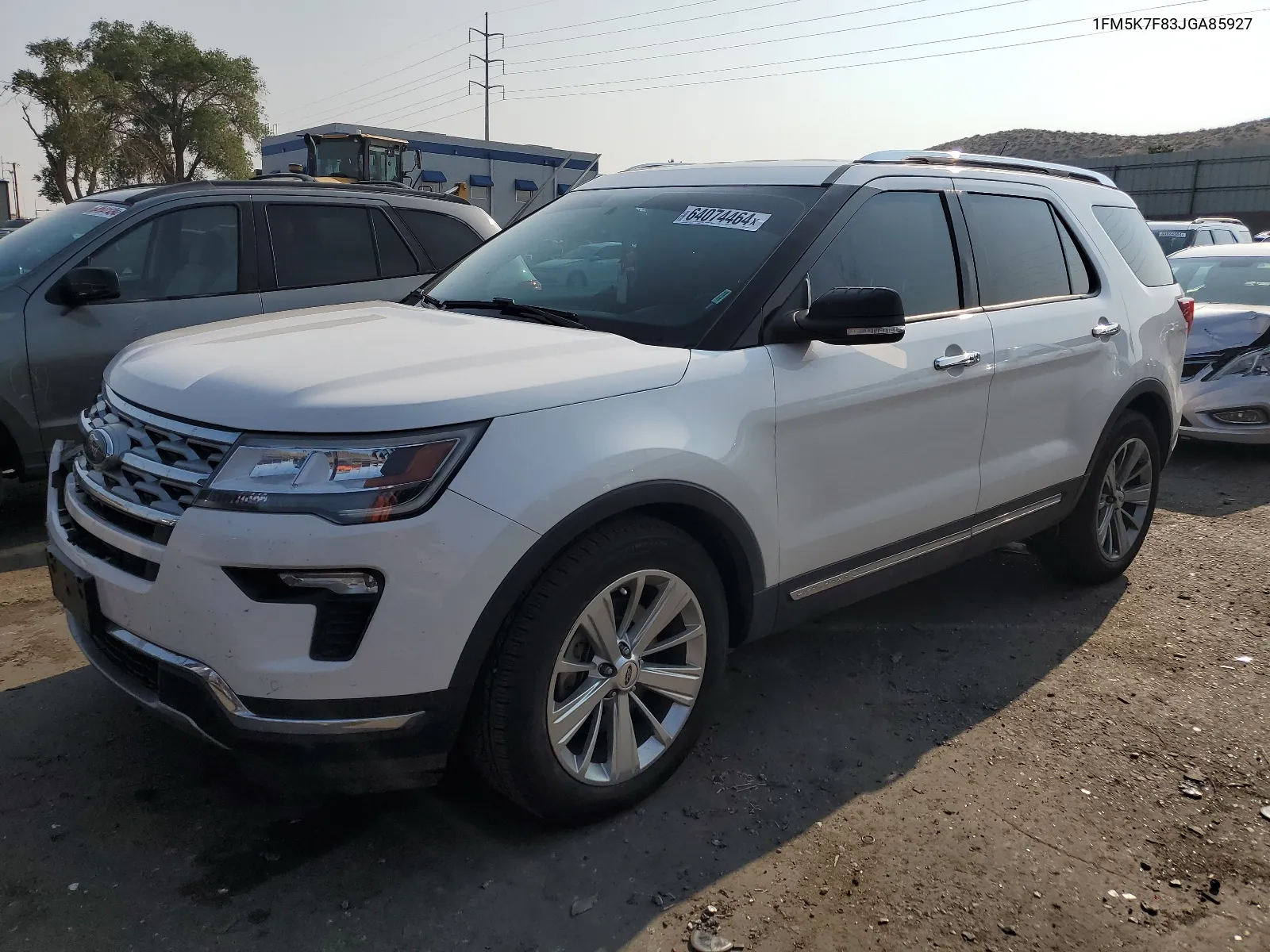 2018 Ford Explorer Limited VIN: 1FM5K7F83JGA85927 Lot: 64074464