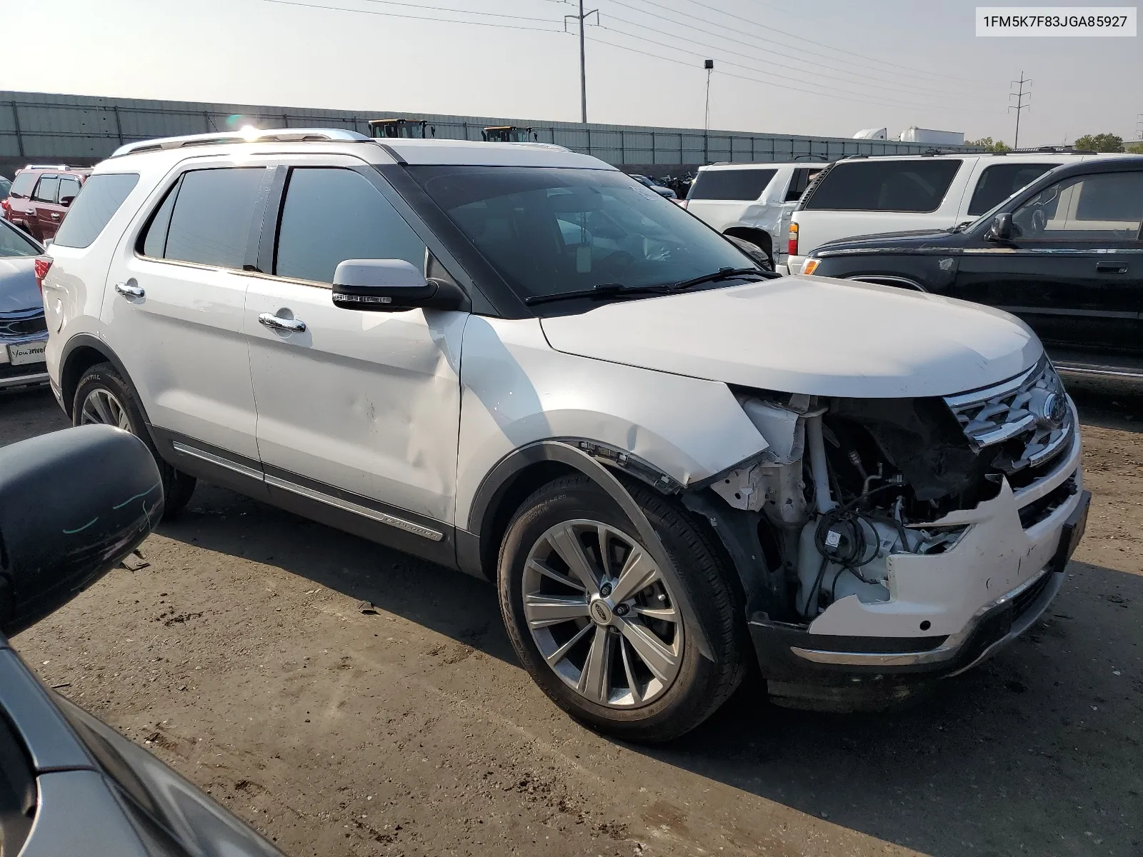 1FM5K7F83JGA85927 2018 Ford Explorer Limited