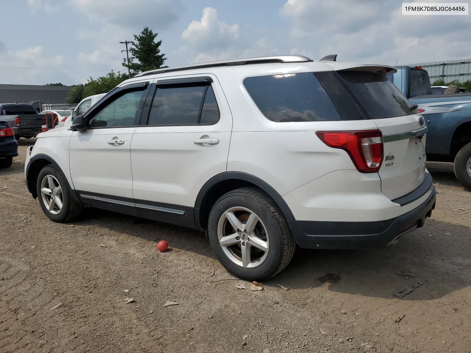 2018 Ford Explorer Xlt VIN: 1FM5K7D85JGC64456 Lot: 64160214