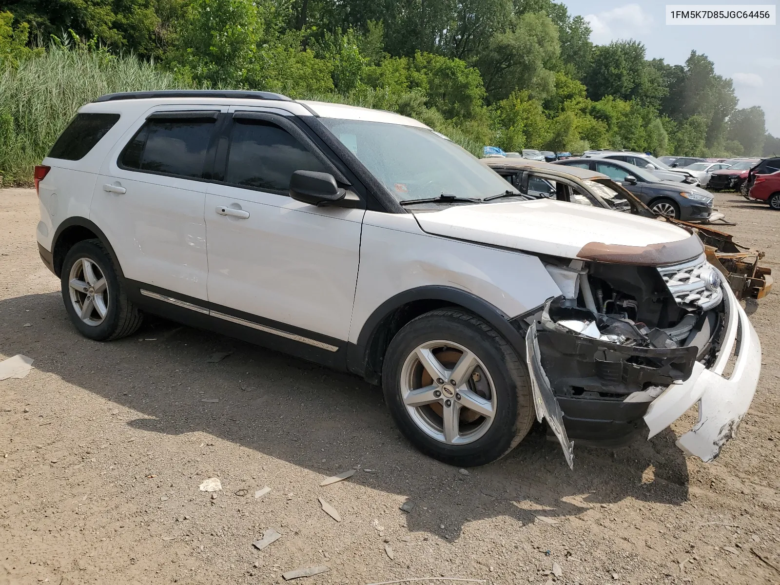 2018 Ford Explorer Xlt VIN: 1FM5K7D85JGC64456 Lot: 64160214