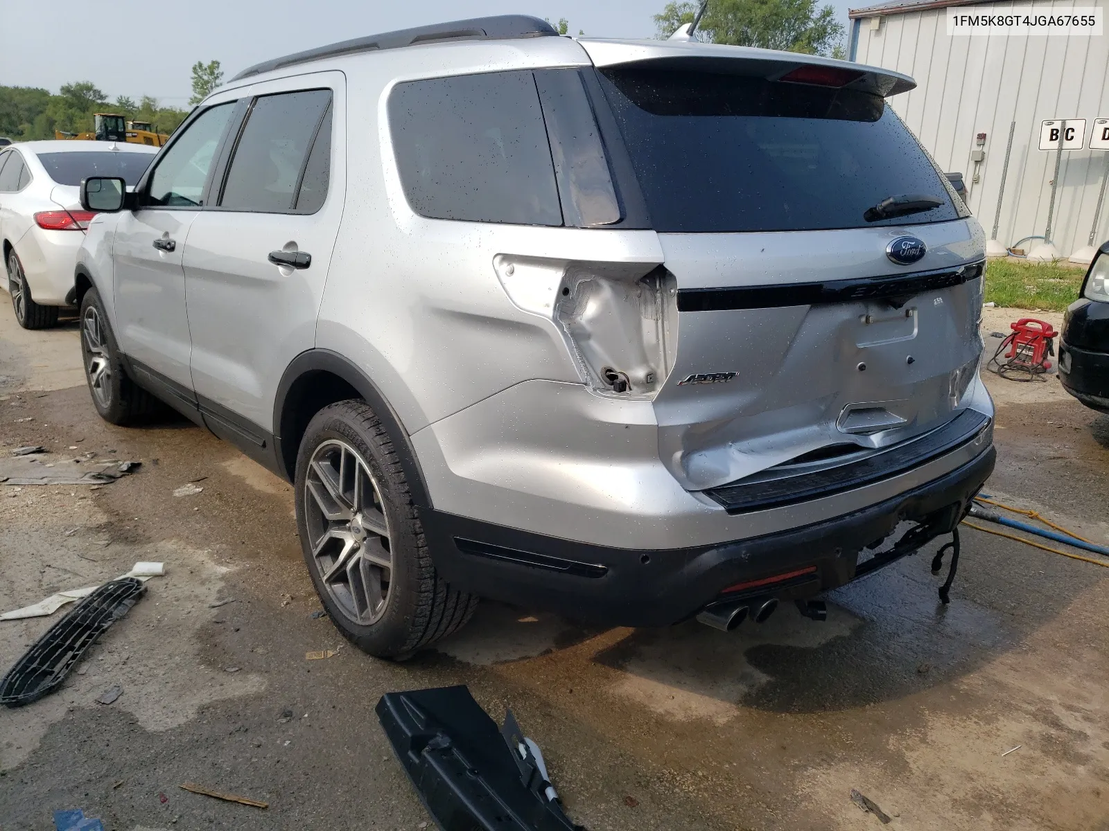 2018 Ford Explorer Sport VIN: 1FM5K8GT4JGA67655 Lot: 64246624