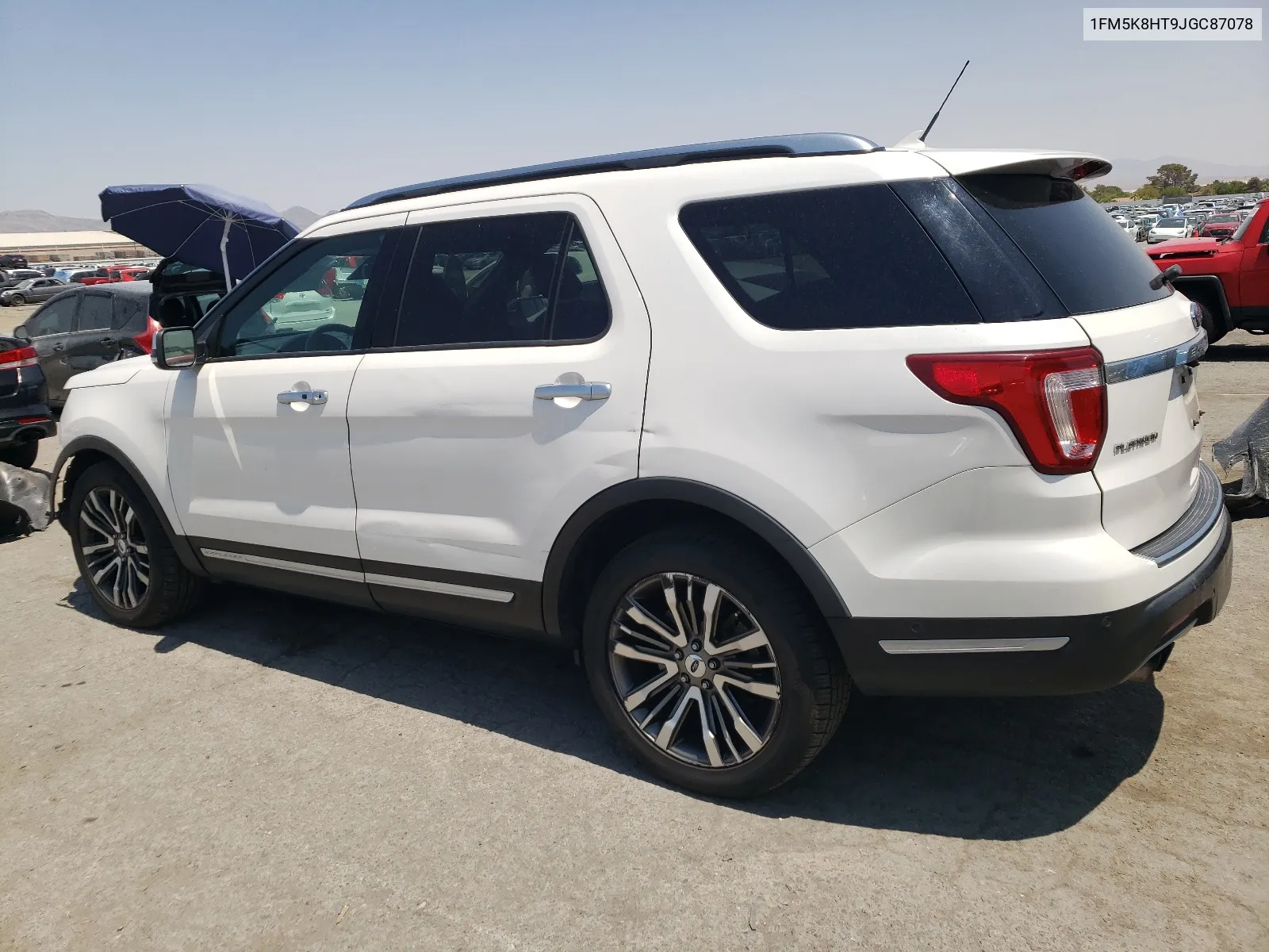 1FM5K8HT9JGC87078 2018 Ford Explorer Platinum