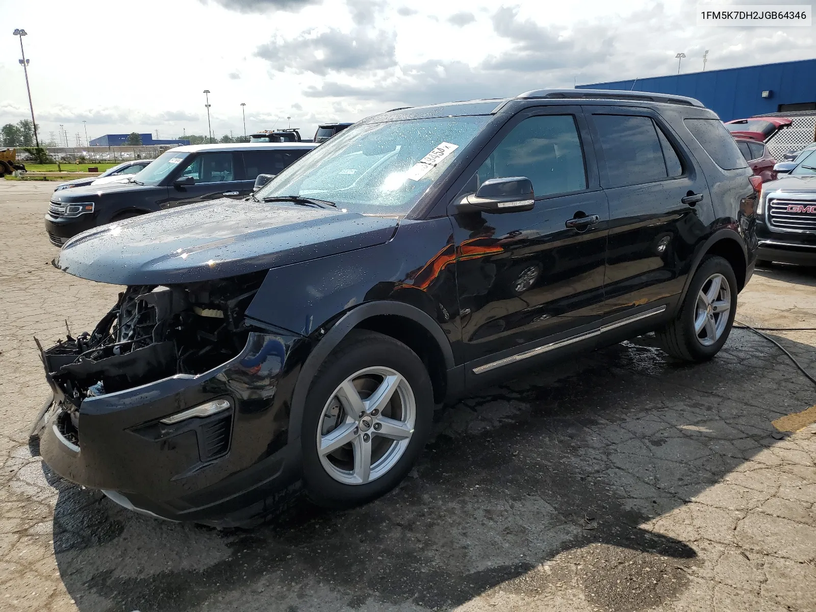 1FM5K7DH2JGB64346 2018 Ford Explorer Xlt