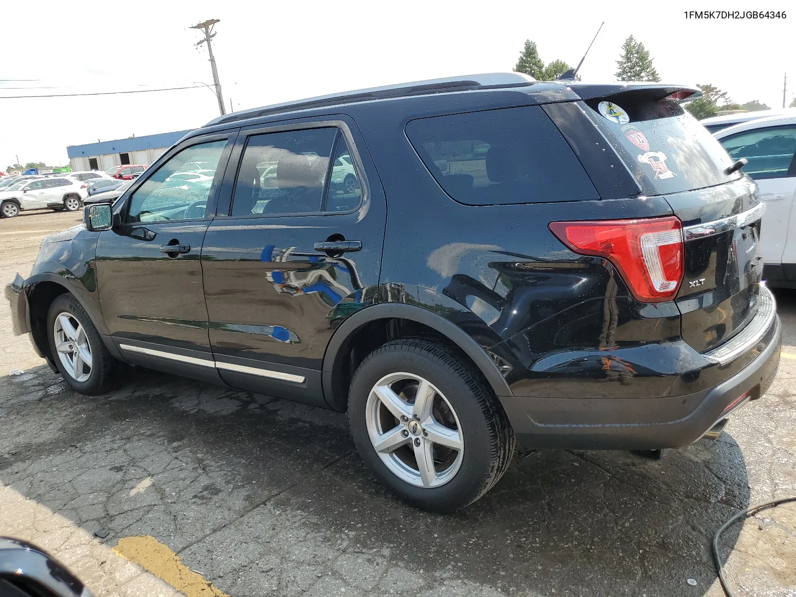 1FM5K7DH2JGB64346 2018 Ford Explorer Xlt