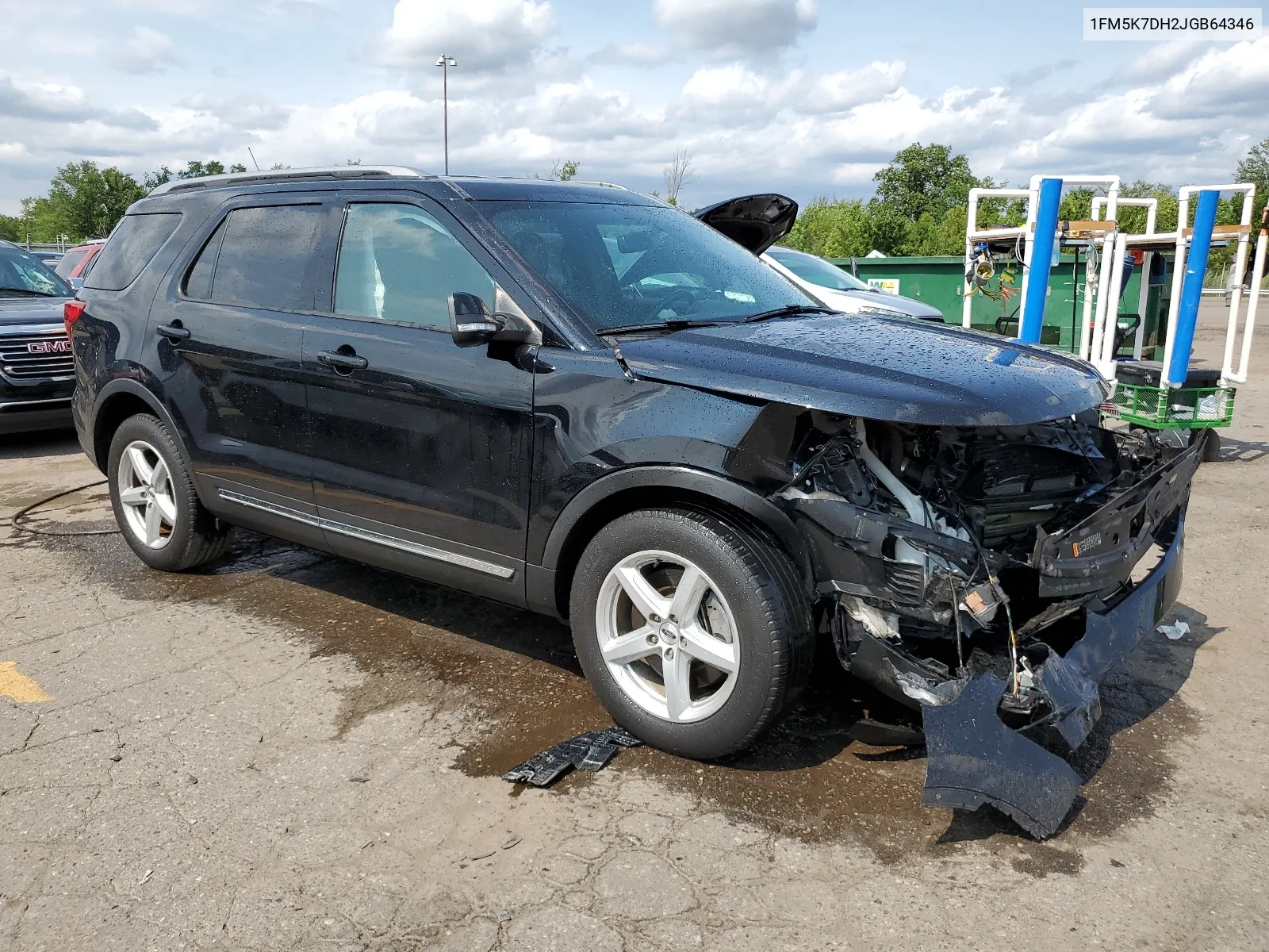 1FM5K7DH2JGB64346 2018 Ford Explorer Xlt