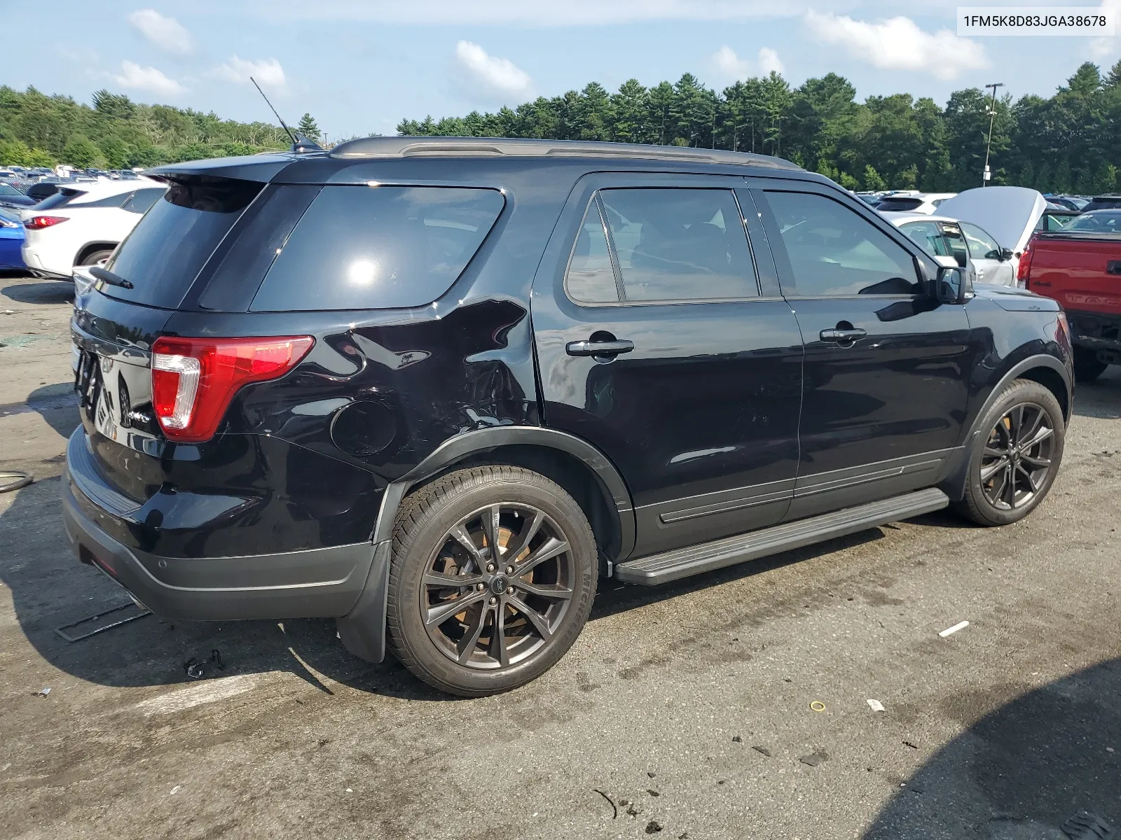 1FM5K8D83JGA38678 2018 Ford Explorer Xlt