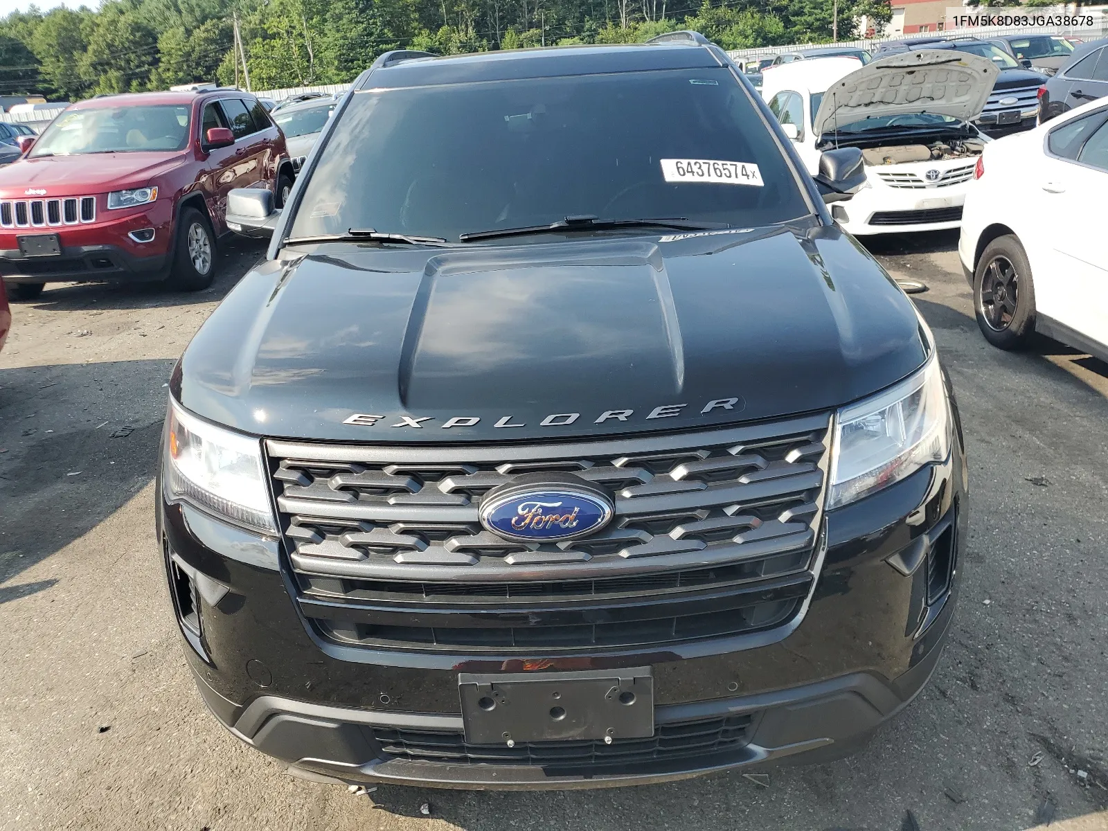 2018 Ford Explorer Xlt VIN: 1FM5K8D83JGA38678 Lot: 64376574