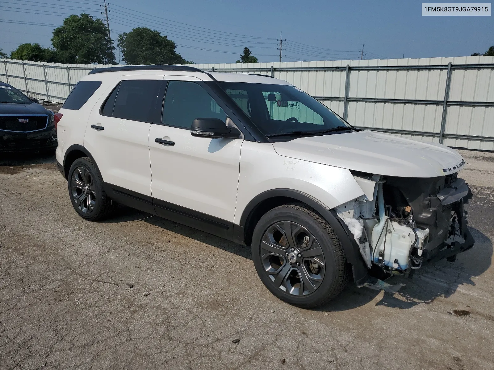 1FM5K8GT9JGA79915 2018 Ford Explorer Sport