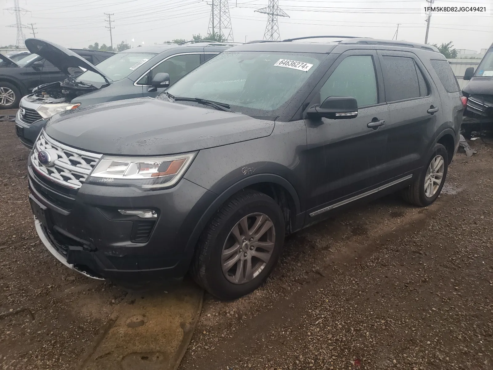 1FM5K8D82JGC49421 2018 Ford Explorer Xlt