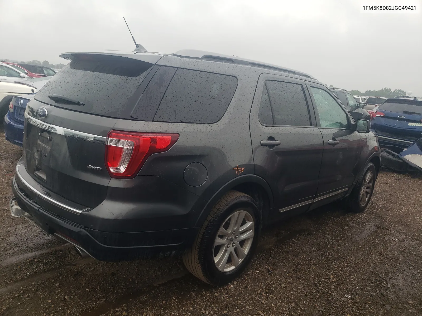 2018 Ford Explorer Xlt VIN: 1FM5K8D82JGC49421 Lot: 64636274