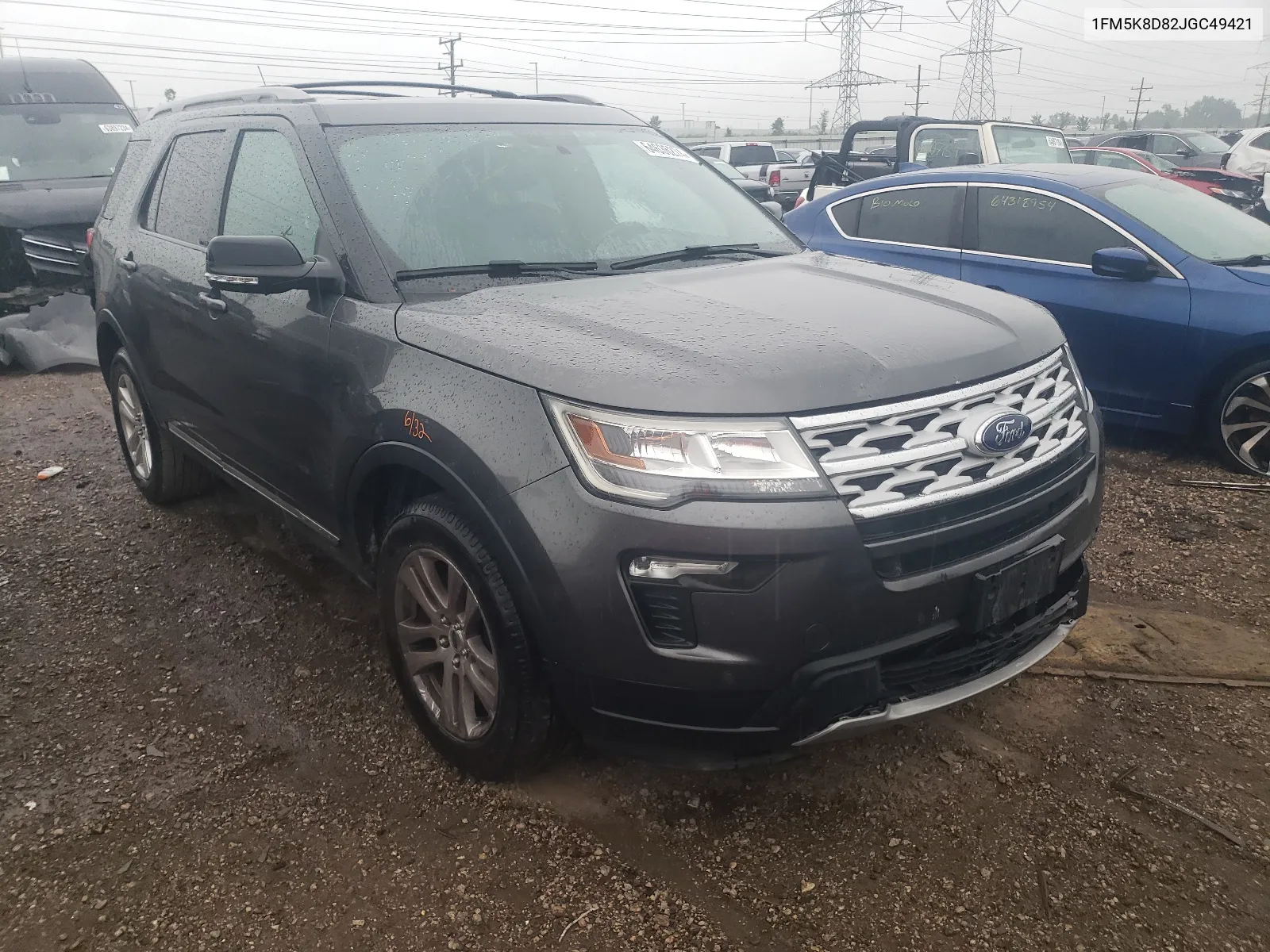 1FM5K8D82JGC49421 2018 Ford Explorer Xlt