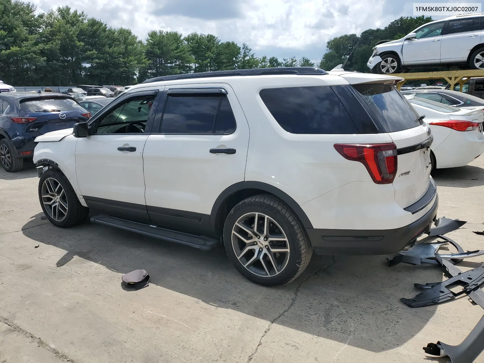 2018 Ford Explorer Sport VIN: 1FM5K8GTXJGC02007 Lot: 64897364