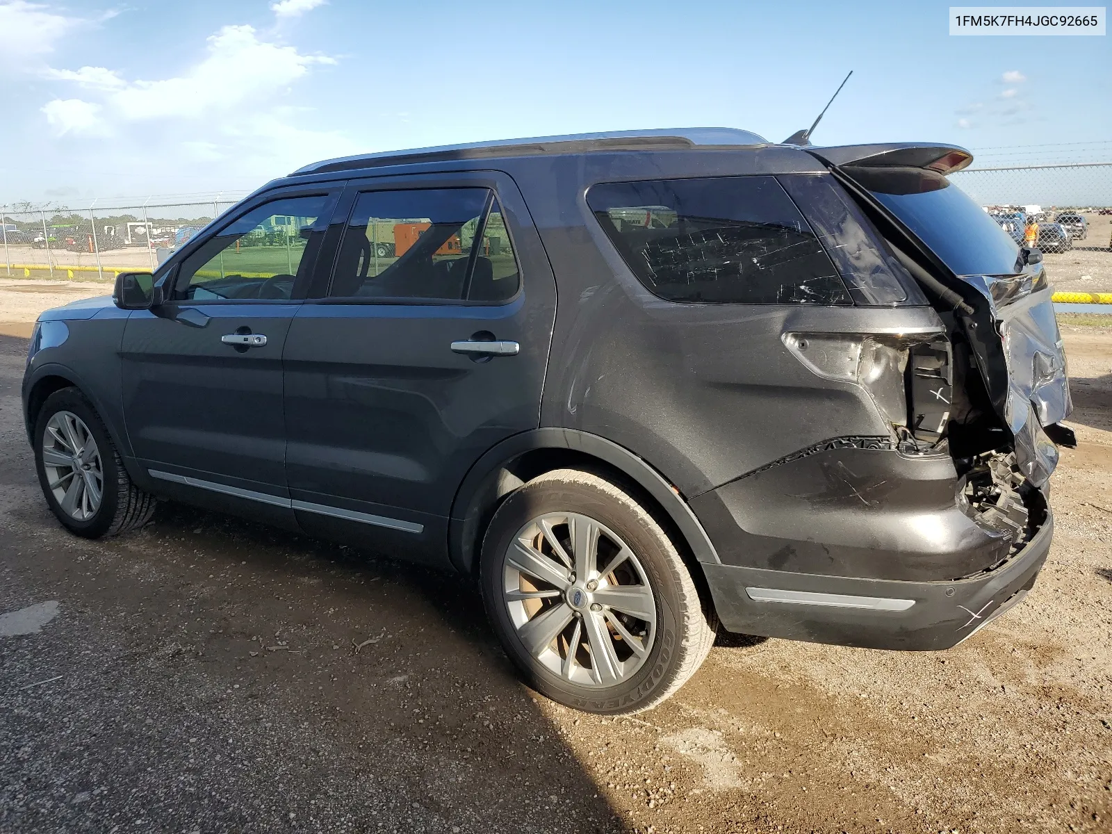 1FM5K7FH4JGC92665 2018 Ford Explorer Limited