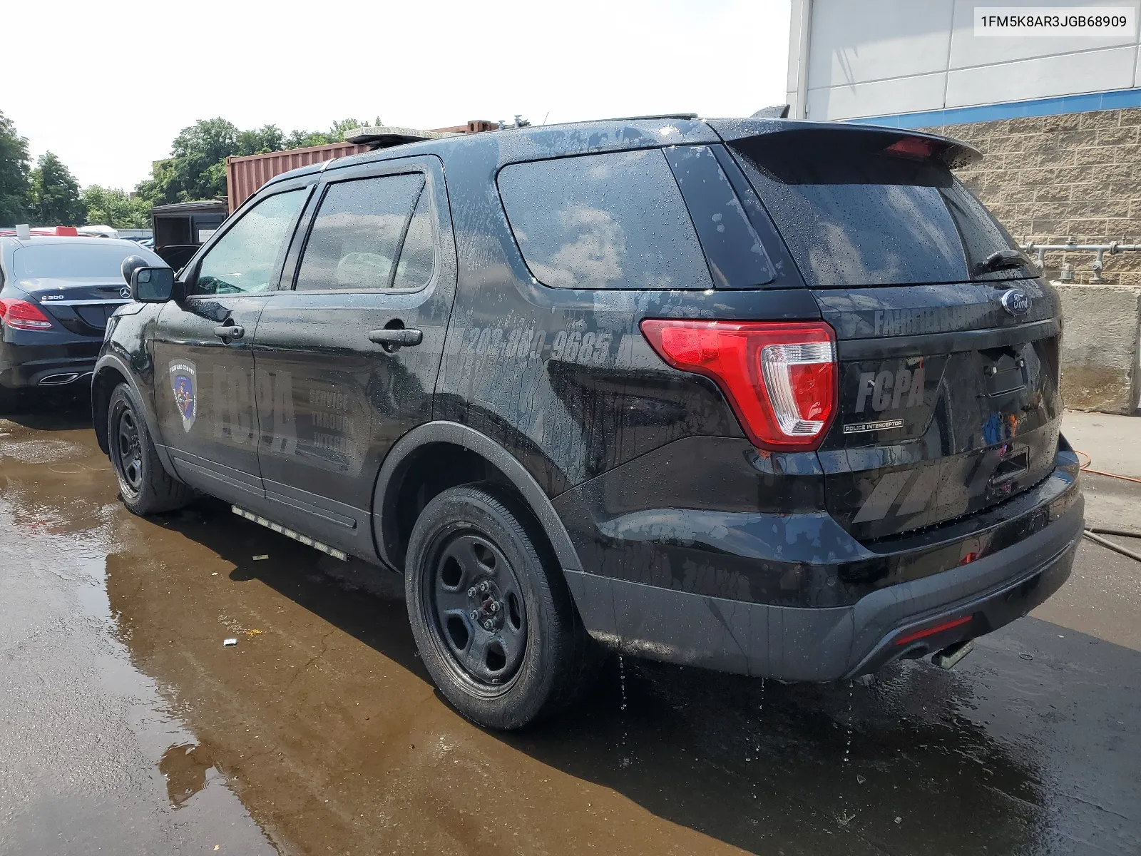 2018 Ford Explorer Police Interceptor VIN: 1FM5K8AR3JGB68909 Lot: 65204154