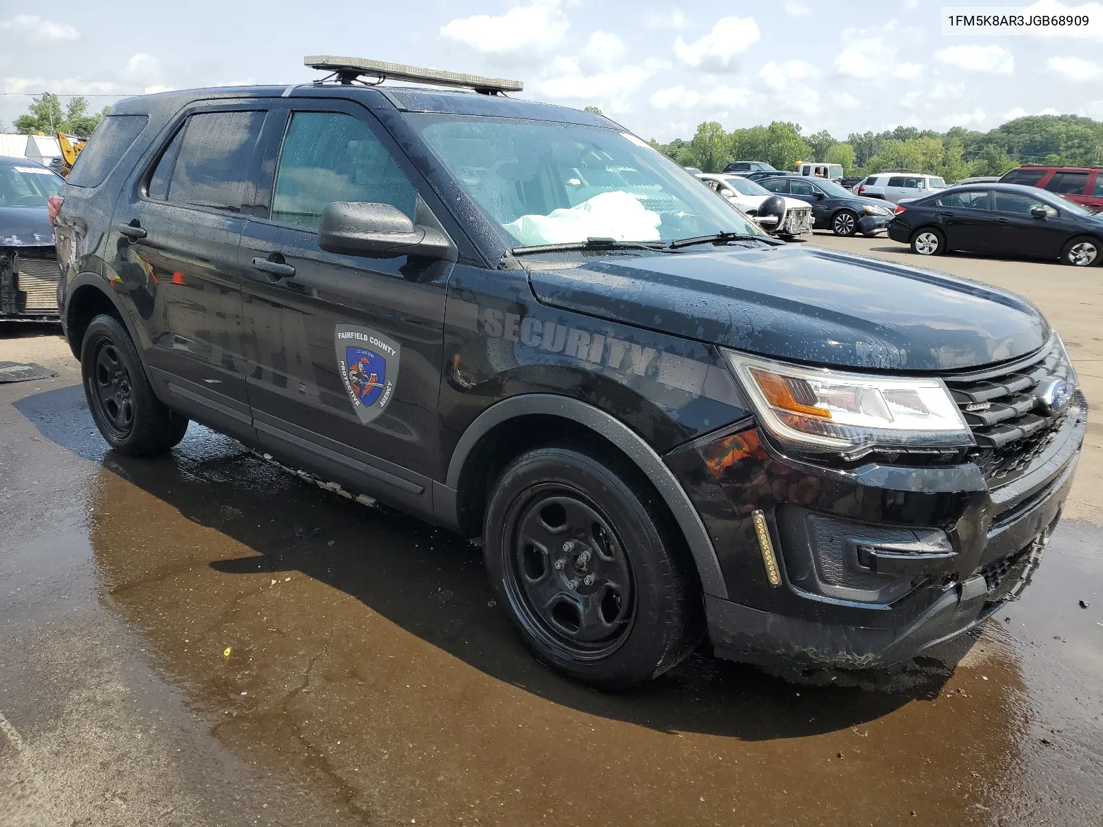 2018 Ford Explorer Police Interceptor VIN: 1FM5K8AR3JGB68909 Lot: 65204154