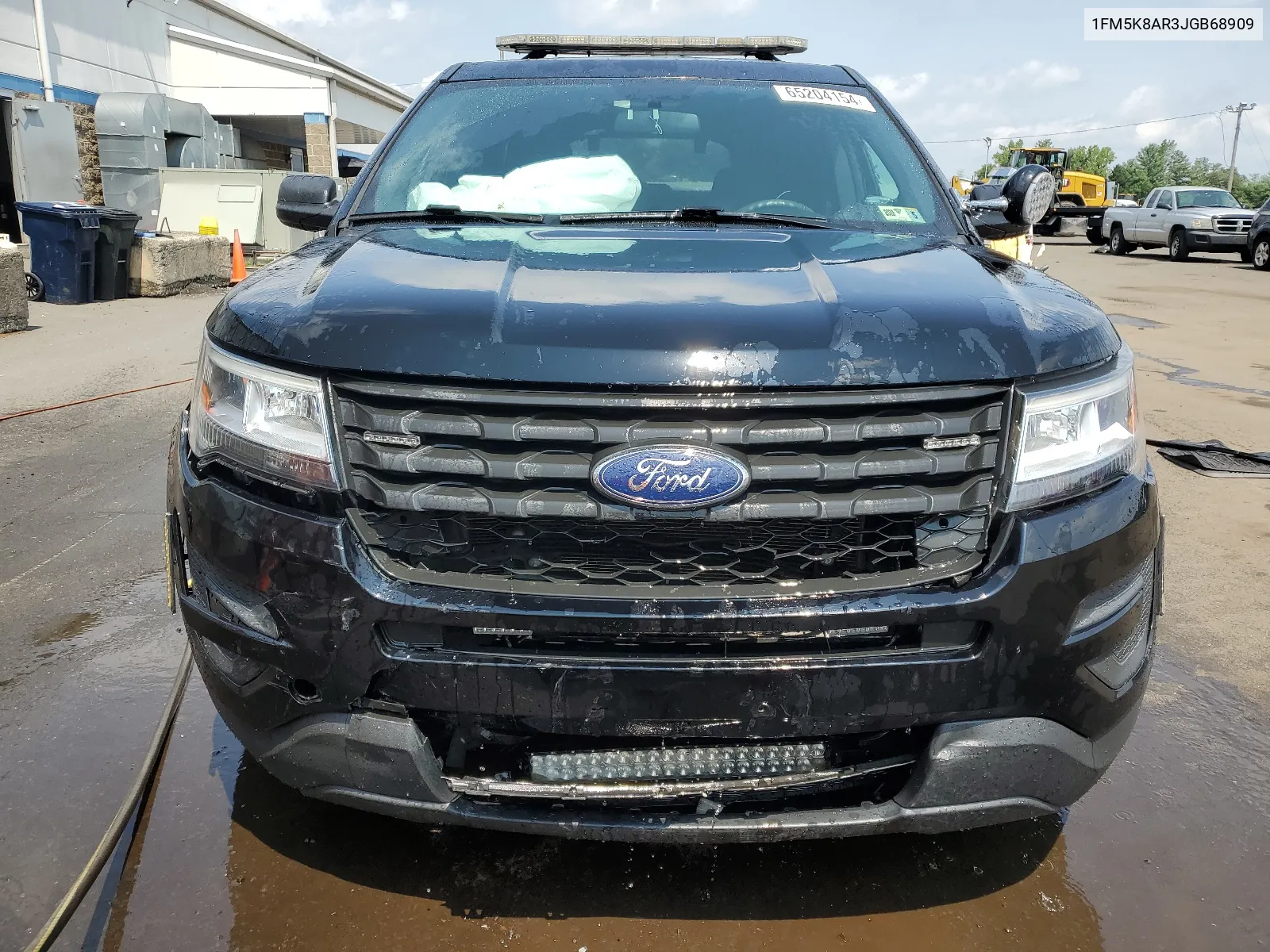 2018 Ford Explorer Police Interceptor VIN: 1FM5K8AR3JGB68909 Lot: 65204154