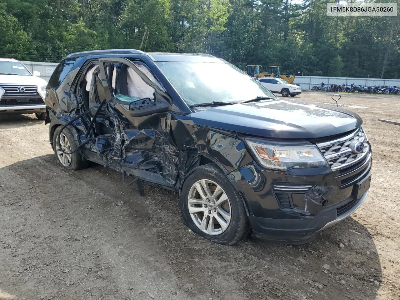 2018 Ford Explorer Xlt VIN: 1FM5K8D86JGA50260 Lot: 65335284