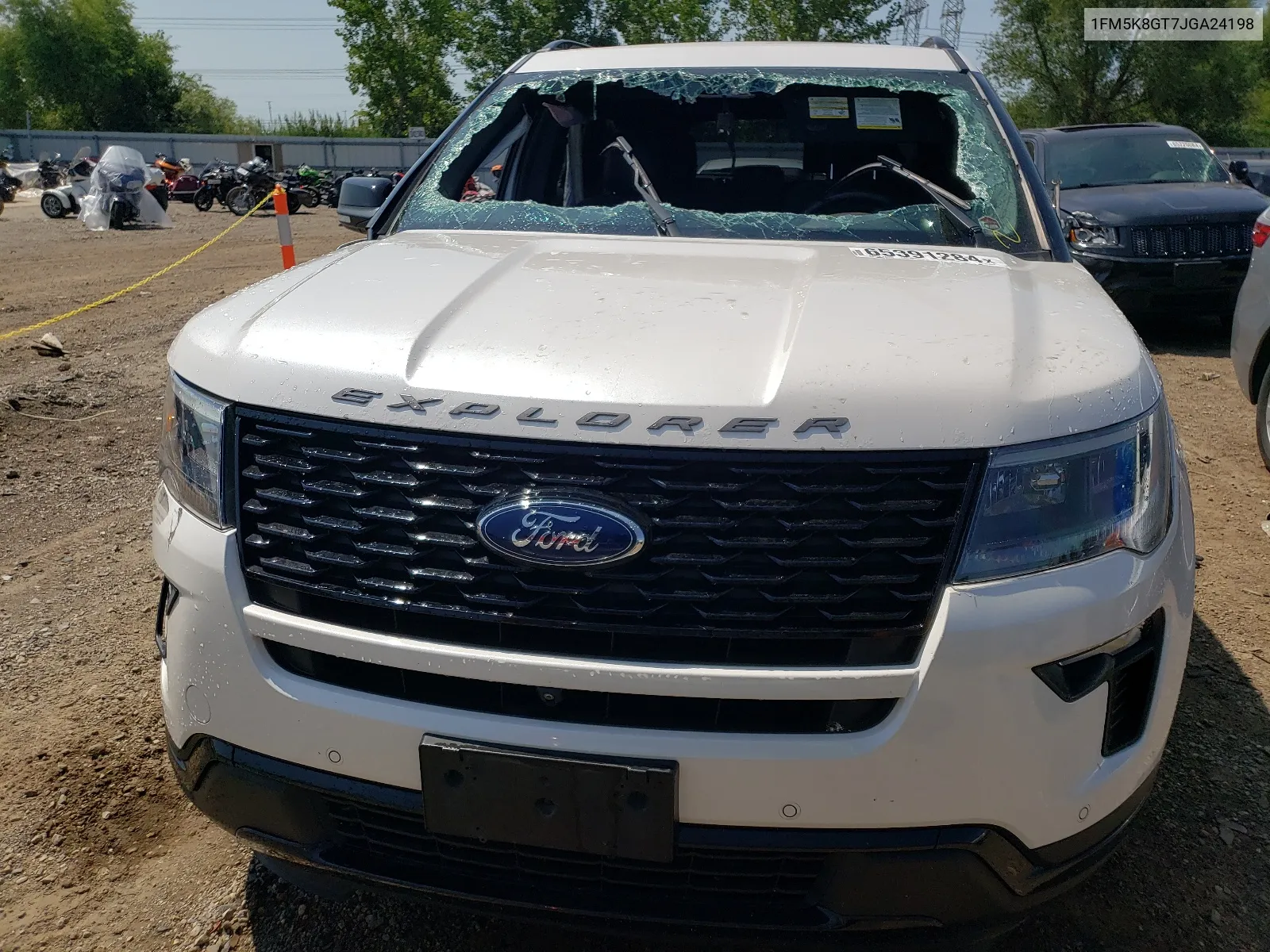 1FM5K8GT7JGA24198 2018 Ford Explorer Sport