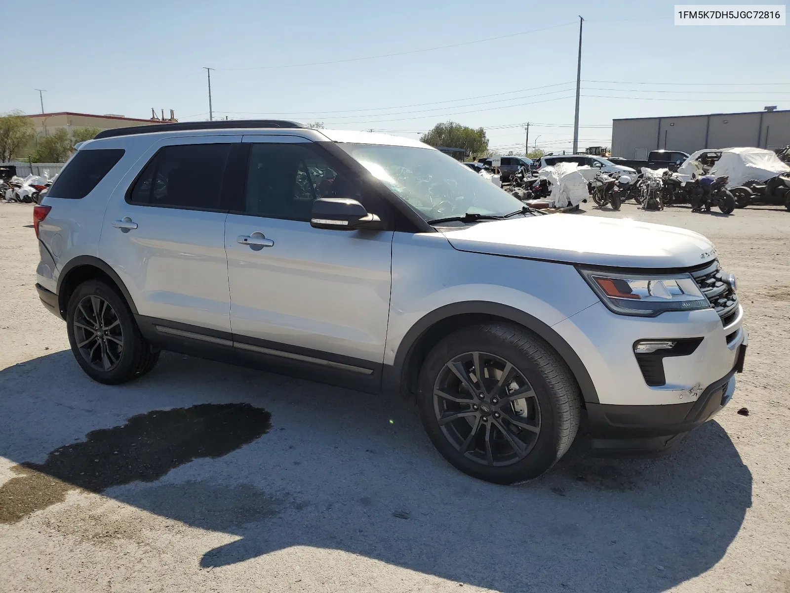 1FM5K7DH5JGC72816 2018 Ford Explorer Xlt