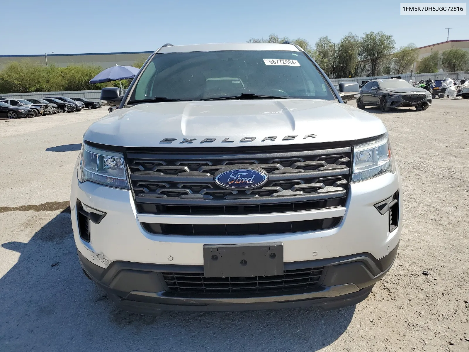 2018 Ford Explorer Xlt VIN: 1FM5K7DH5JGC72816 Lot: 65491054