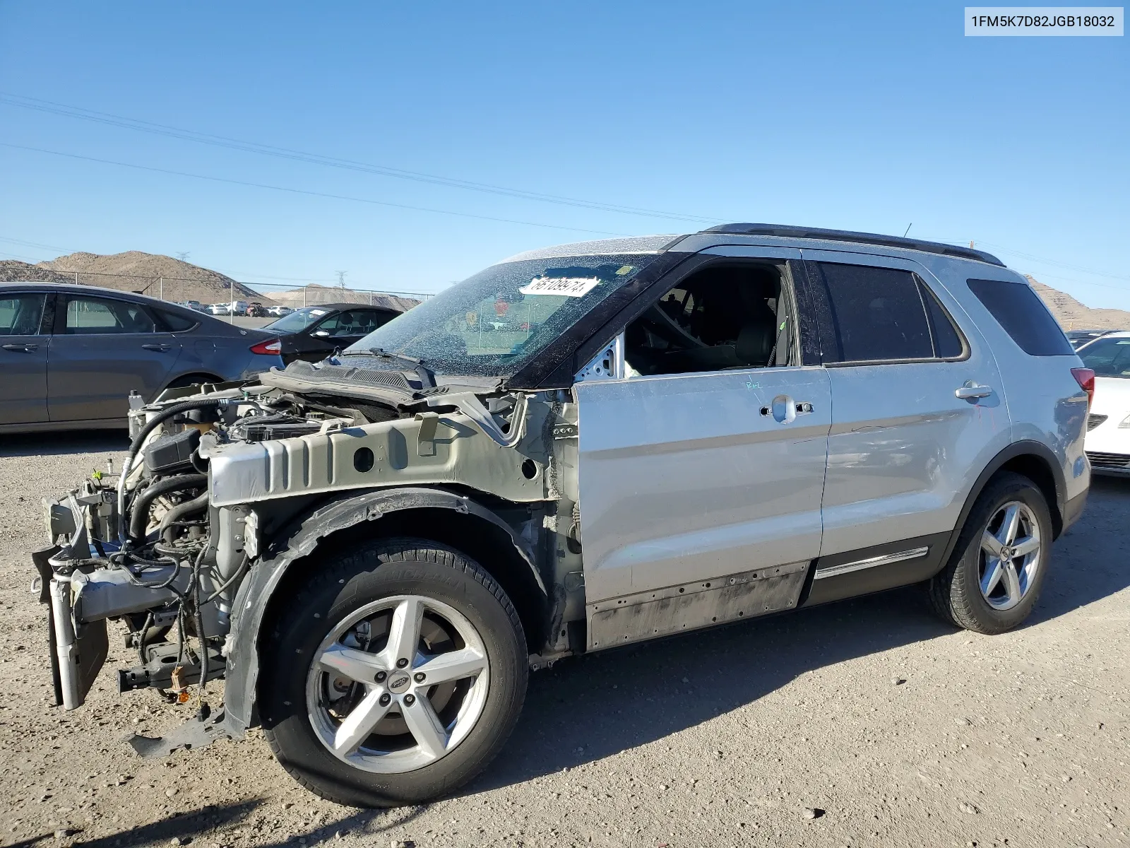 2018 Ford Explorer Xlt VIN: 1FM5K7D82JGB18032 Lot: 66109974