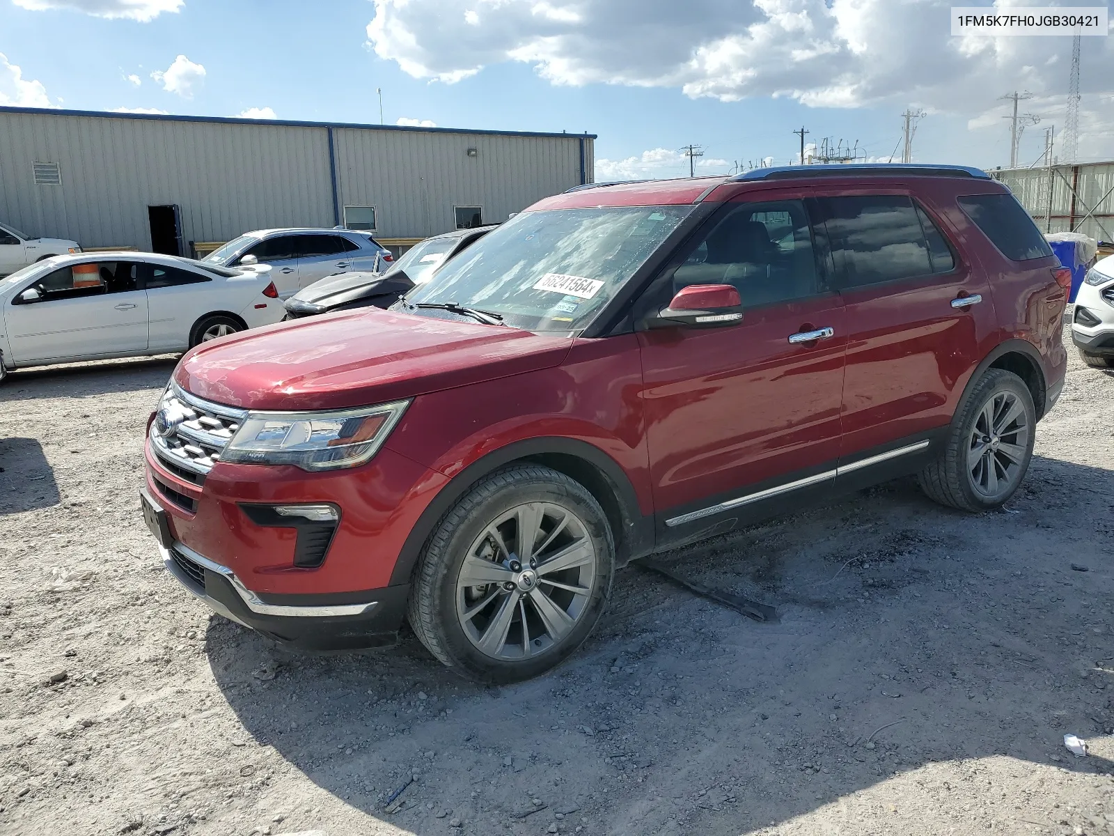 2018 Ford Explorer Limited VIN: 1FM5K7FH0JGB30421 Lot: 66241564