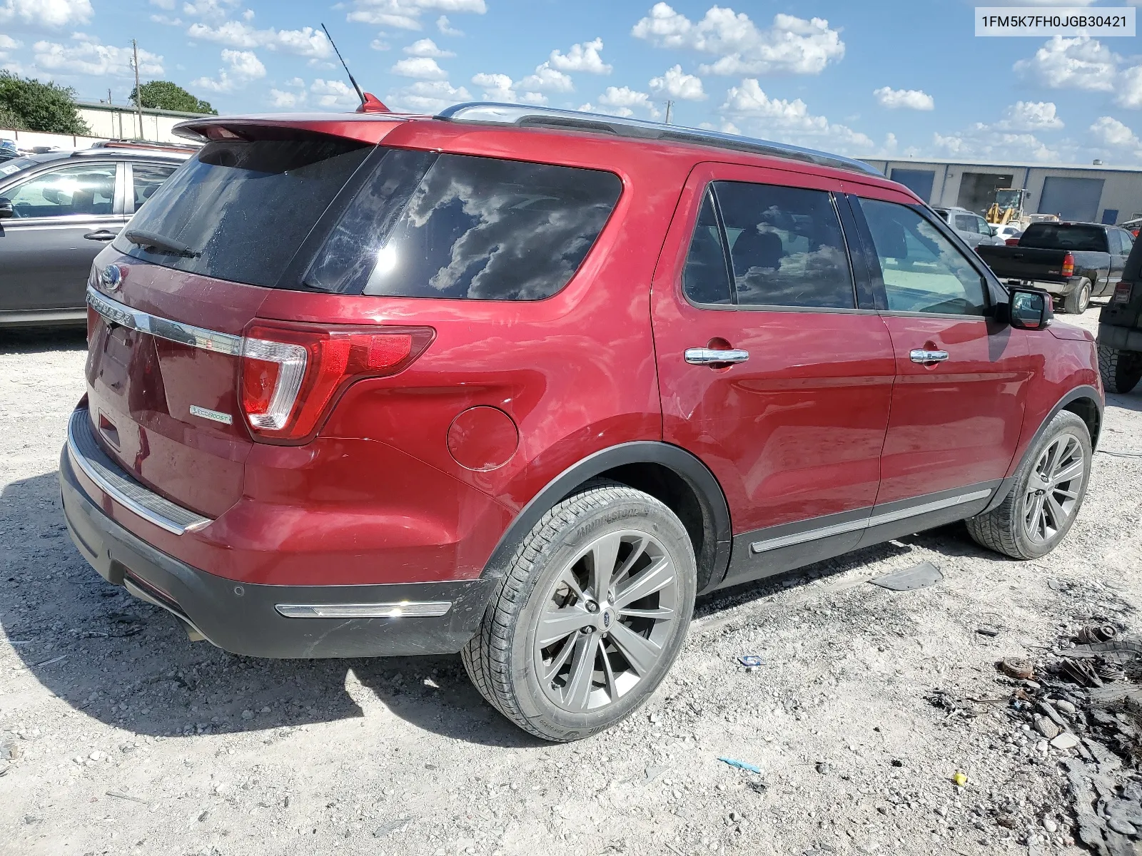 2018 Ford Explorer Limited VIN: 1FM5K7FH0JGB30421 Lot: 66241564