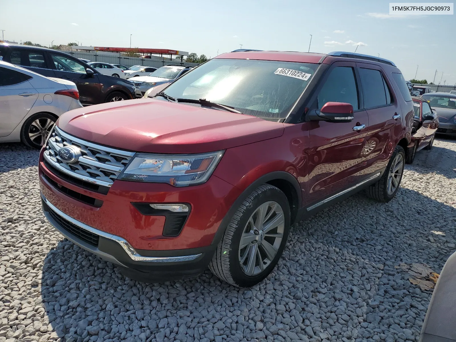 2018 Ford Explorer Limited VIN: 1FM5K7FH5JGC90973 Lot: 66310224