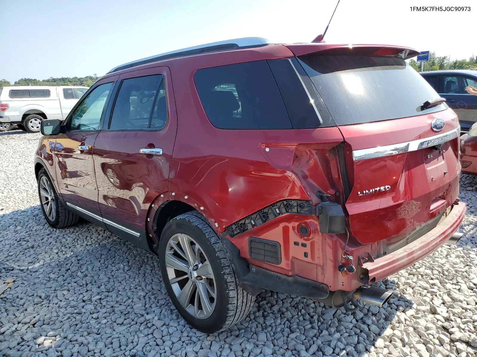 2018 Ford Explorer Limited VIN: 1FM5K7FH5JGC90973 Lot: 66310224